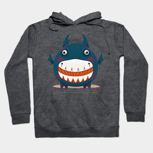 Sharky Smiles Hoodie by Kindahuman